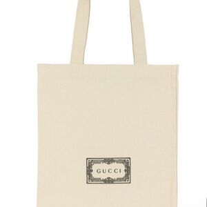 Gucci Beige Canvas Tote